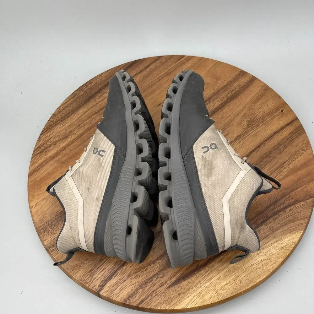 On Running Cloud Hi Shoes Womens Size 9 Sand Eclipse Running Comfort Walking